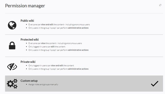 Permissions manager