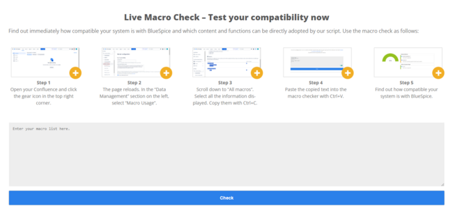 Textarea for adding a list of macros (with step-by-step instructions)